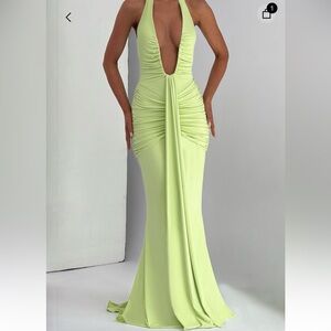 BABYBOO Rosetta Lime Dress